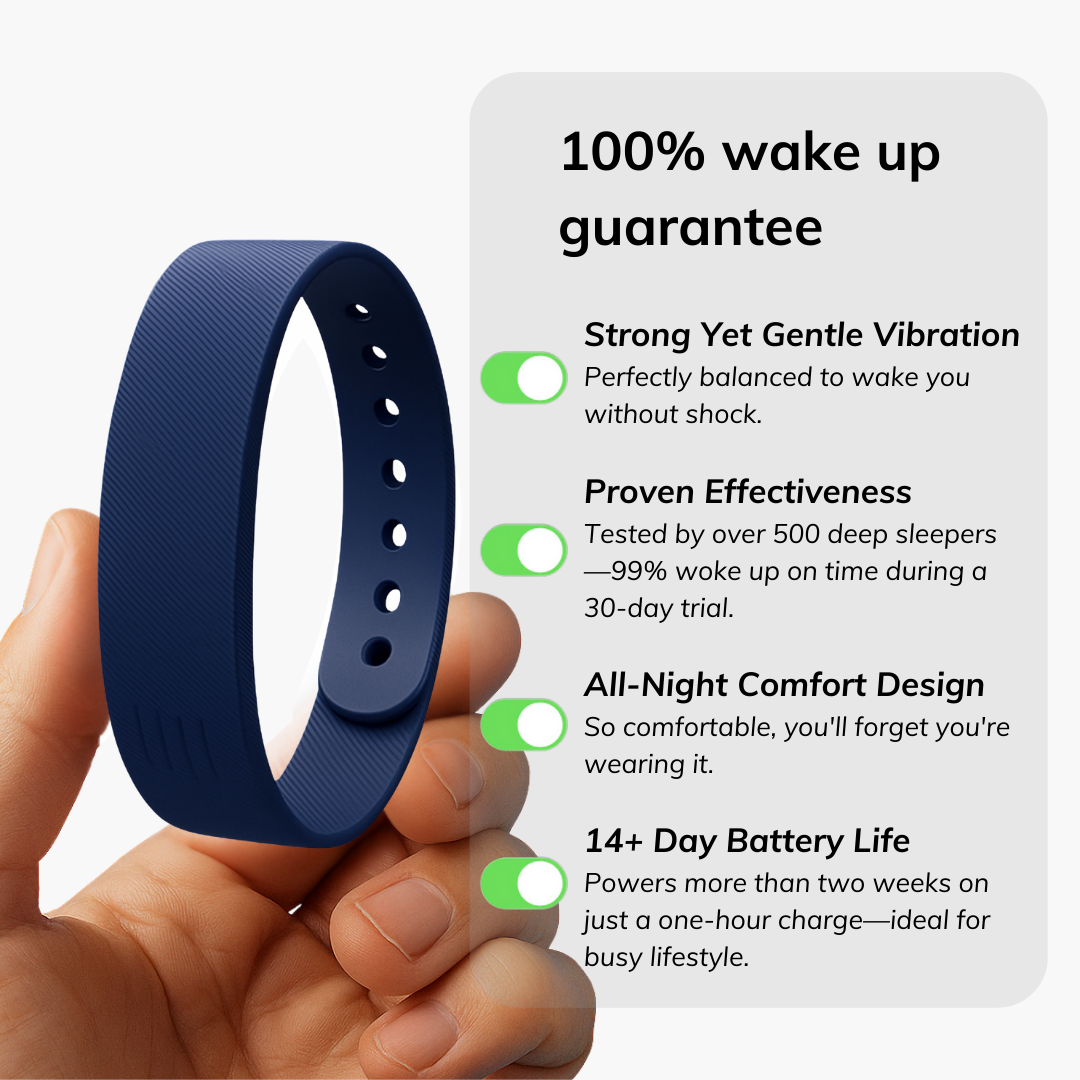 100% Wake-Up Alarm - Blue