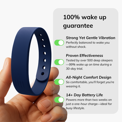 100% Wake-Up Alarm - Blue